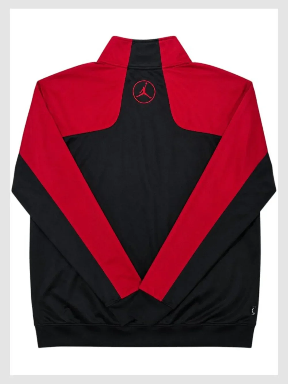 Nike Air Jordan Track Jacket Youth Black Red Jumpman Zip L 16/18